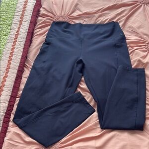 Spyder Navy High-Rise Performance Cropped Leggings